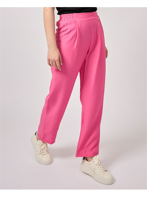 Pantaloni donna Yes Zee con elastico in vita YES ZEE | P386-YV000424